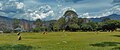 Fotografía panorámica del cementerio.