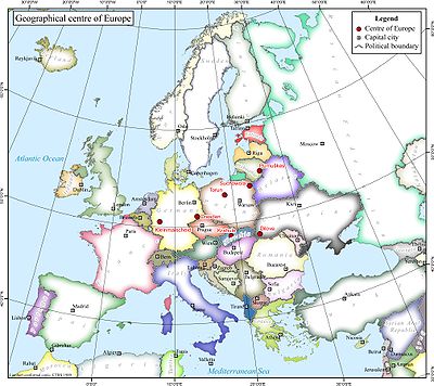 europe geographic features