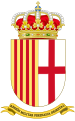 Escudo de la desaparecida IV Región Militar, "Pirenaica Oriental" (1984-1997)