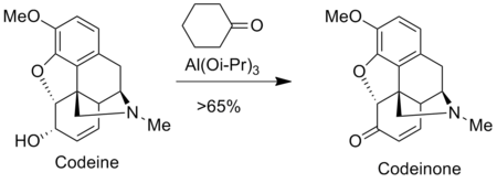 Oppenauerova oxidace kodeinu