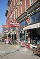 Coney Island Diner at 98 North Main Street in downtown Mansfield in the Historic Carrousel District. Coney Island Diner is Mansfield Ohio's oldest restaurant and is famous for its coneys and fresh pea salad.