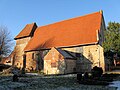 KW 27: Die Dorfkirche Demern ist ein backsteingotisches Kirchengebäude im Ortsteil Demern der Gemeinde Königsfeld im Landkreis Nordwestmecklenburg. Die Kirche gehört zur Kirchgemeinde Carlow.