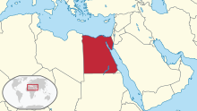 Description de l'image Egypt in its region (undisputed).svg.