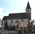 Église Saints-Pierre-et-Paul clocher-porche