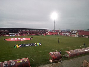 Das Estádio do Clube Desportivo das Aves im Januar 2018