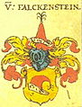 Wappen derer von Falkenstein in Johann Siebmachers Wappenbuch als Teil der meißnischen Ritterschaft