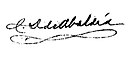 Firma di José Domingo de Obaldía