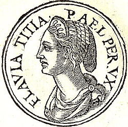 Флавия Тициана от „Promptuarii Iconum Insigniorum“