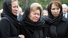 Yeltsin's widow and daughters Funeral of Boris Yeltsin-22.jpg