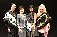 Dame Patsy Reddy (second from left) with the 2017 inductees into the New Zealand Hall of Fame for Women Entrepreneurs - fashion designer Karen Walker (left), fund founder Carmel Fisher (second from right) and financier-philanthropist Audette Exel Gg-new-zealand-hall-fame-women-entrepreneurs-074.jpg