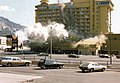 Bomb explosion at Harvey's Resort Hotel after a failed disarming