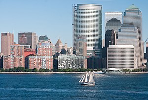 Hudson river sailboat