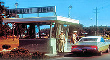 Main gate (about 1967) Hurlburt-field-main-gate-1967.jpg