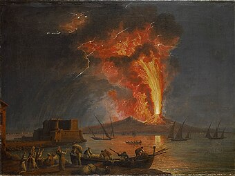 Ausbruch des Vesuvs Ausbruch des Vesuvs 1779, Jacob Philipp Hackert (1779)