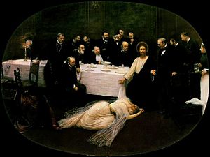 Jean Béraud The Magdalen at the House of the P...