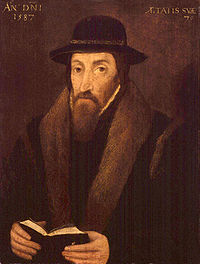 John Foxe (1516-1587) in an engraving by an unknown artist. John Foxe from NPG cleaned.jpg