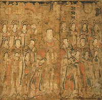 Brahma with Attendants and Musicians (Pômch’ôn), 16th century, Joseon dynasty, Korea, Metropolitan Museum of Art[38]