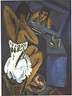 Ernst Ludwig Kirchner, Femme devant son miroir, vers 1912