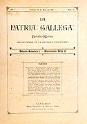 La Patria Gallega do 30/5/1891, dedicado ao traslado do Cemiterio de Adina ao Panteón.