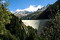 The Luzzone Dam in Switzerland