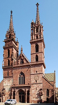 La cathédrale de Bâle.