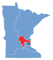 Congressional District Results for Chutich v. MacDonald Chutich:      50–60%      60–70% MacDonald:      50–60%