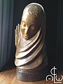 Madonna au Sourire de CC van Asch van Wijck, escultura de madera 57 cm