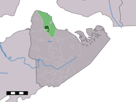 Kaart van Kloosterzande