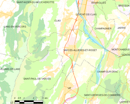 Varces-Allières-et-Risset - Localizazion