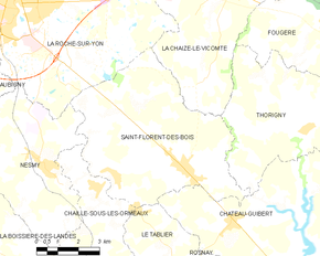 Poziția localității Saint-Florent-des-Bois