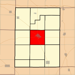 Location in Hamilton County