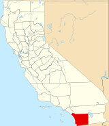 Map of California highlighting San Diego County.svg