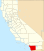 Map of California highlighting San Diego County.svg