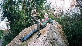 Estatua de Oscar Wilde en el Merrion Park de Dublín (Irlanda).