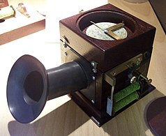 Reissův telefon, vysílač (replika)