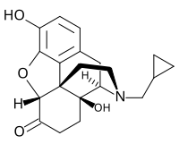 Strukturformel von Naltrexon