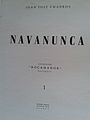 Portada del libro Navanunca (1961)