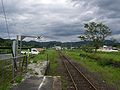 Nochi Station looking toward Bitchū Kōjiro Station (2006-07-29)