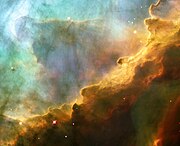 Nébuleuse M17 : photographie prise par le télescope Hubble