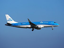 KLM 시티호퍼의 엠브라에르 175