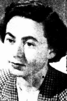 Rachel Valler c1954