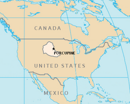 Repubblica di Lakota - Localizzazione