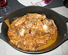 Poulet au lait de coco.