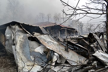 гаражі у подвір'ї на вулиці Київській