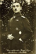 Portrait durant la Première Guerre mondiale.