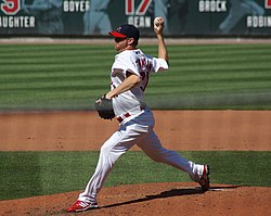 Ryan Franklin i St. Louis Cardinals dräkt 2008.