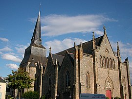 The church of Saint-Hermeland, in Saint-Herblain