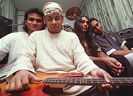 Ini gambar kumpulan muzik Samarkand. (L-R) Rudolf Frank, Sujesh Pavithran, Martin Vengadesan, N Rama Lohan.