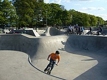 Saughton Skatepark BMXer