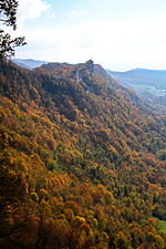 Puig dels Llops, des de la muntanya de Cabrera